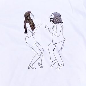 Tops - John & Yoko Pulp Fiction Tops - John & Yoko Pulp Fiction